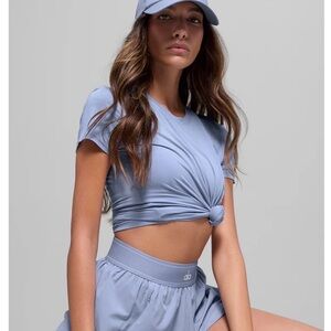 Alo all day short sleeve XXS Winter Forest